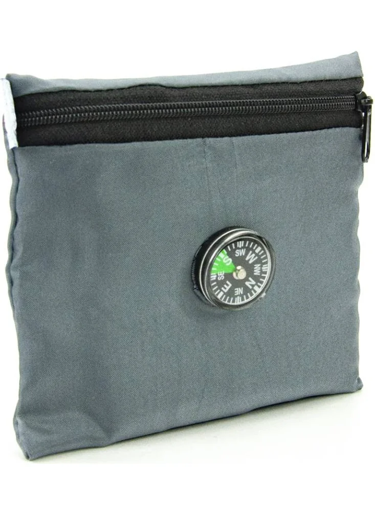 İhvan Online Compass Pocket Prayer Rug - Gray
