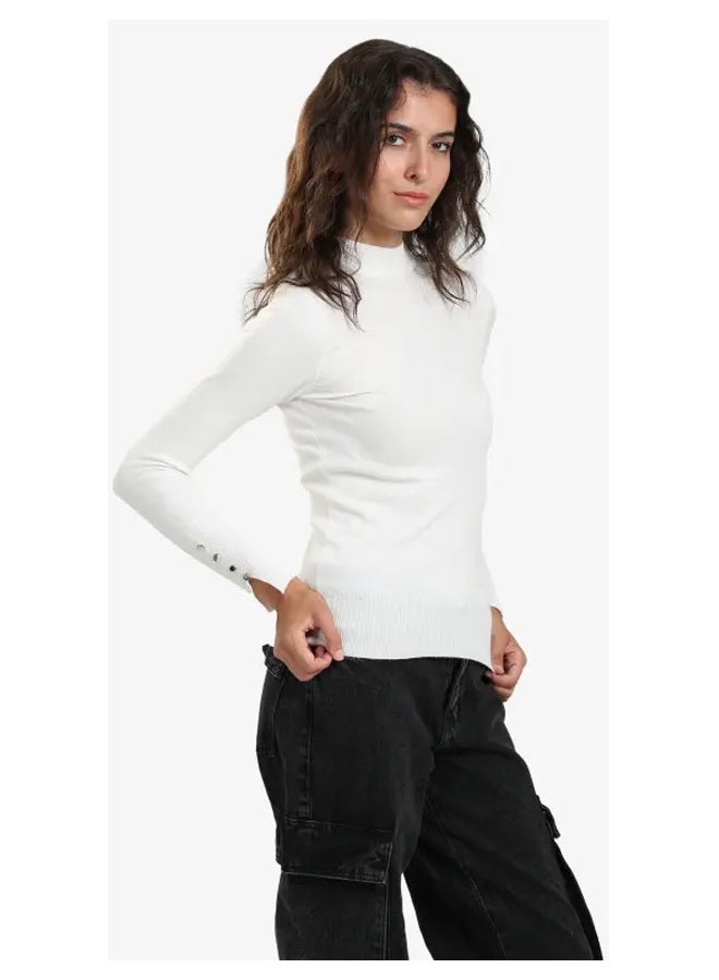 Carina Basic Mock Neck Pullover - Image 3