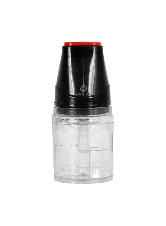 رافال كبة  سعة 1 لتر، 4 سلاح من الاستانلس ستيل, 500 وات   - أسود