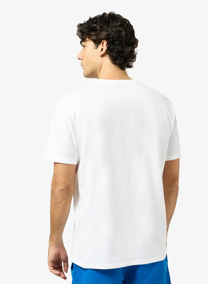 امبوريو ارماني تي شيرت أساسي بياقة دائرية