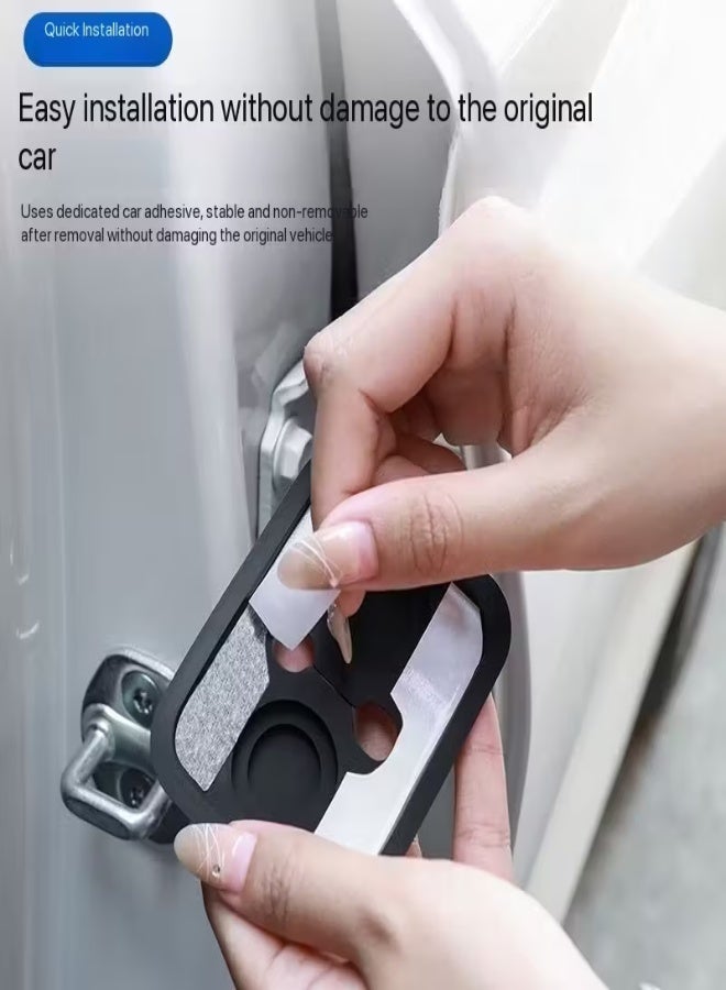 4pcs Silicone Car Door Shock Absorber Locks – Anti-Collision Protection, Noise Reduction & Anti-Slip Design – Universal Fit for Most Vehicles, Durable Silicone Door Lock Protectors, Automotive Safety Accessories - Image 4