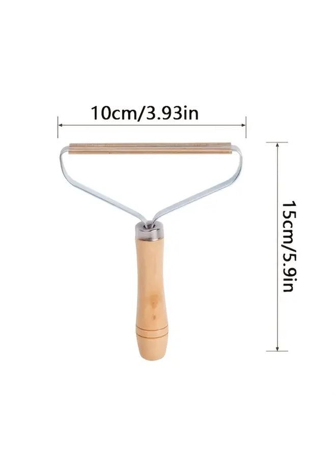 أداة كشط يدوية ذات وجهين لإزالة الشعر مزيل الوبر المعدني للملابس والأثاث - Image 3