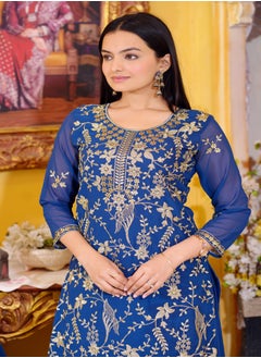 Super Asian Designer Embroidered Fox Georgette Lehenga Suit with Sequence Embroidery, Micro Inner, and 2.2m Dupatta  - Image 5
