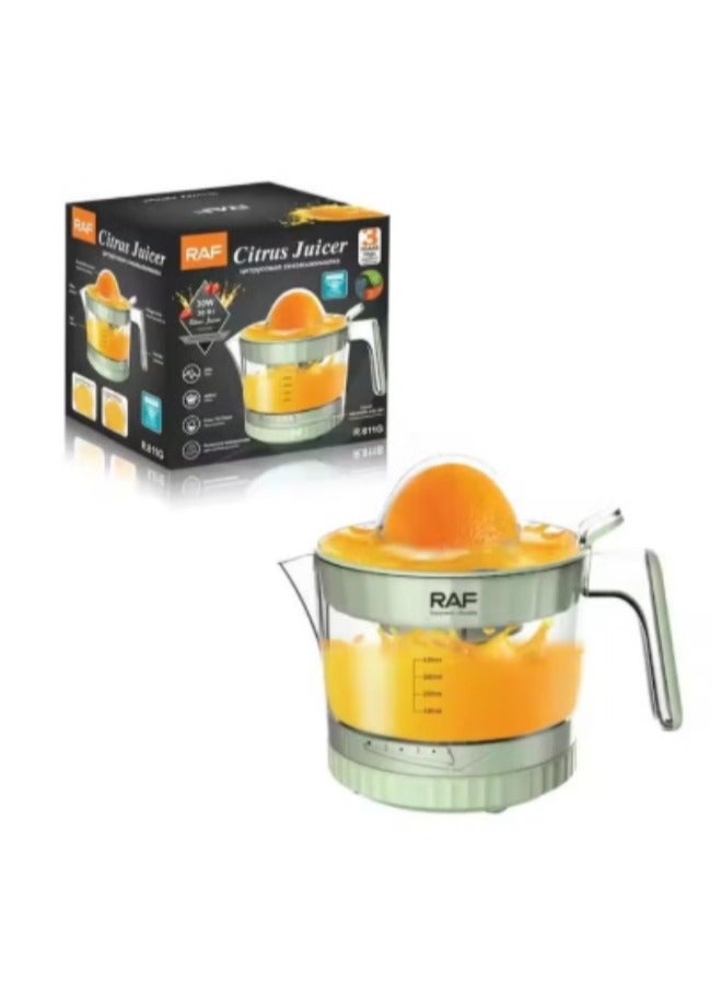 RAF Electric Citrus Juicer Machine – Premium Orange Juicer with Pulp Control, Compact Design, for Oranges, Lemons, Limes, and Grapefruits, with Easy Pour Spout