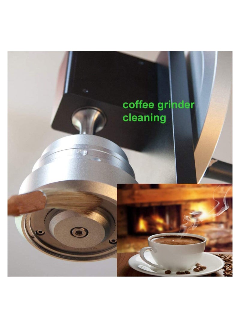 SYOSI Coffee Brush Set Professional Espresso Brush Kit Include Wooden Coffee Grinder Machine Cleaning Brush and Nylon Espresso Brush for Coffee Machine Group Head  - Image 5