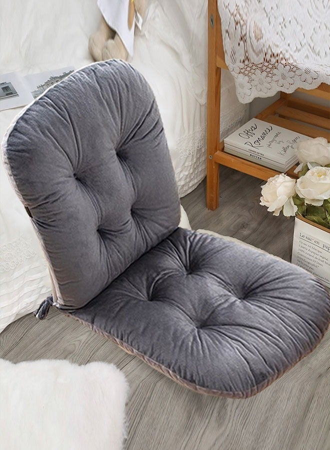 منزل الغابة وسادة كرسي مريحة لكرسي المكتب، وسادة مقعد بلونين مع شريط تثبيت، وسادة مقعد واحدة، وسادة مقعد غير قابلة للانزلاق للظهر والاسترخاء في الهواء الطلق، وسادة فناء للحديقة للمنزل والمكتب - Image 3