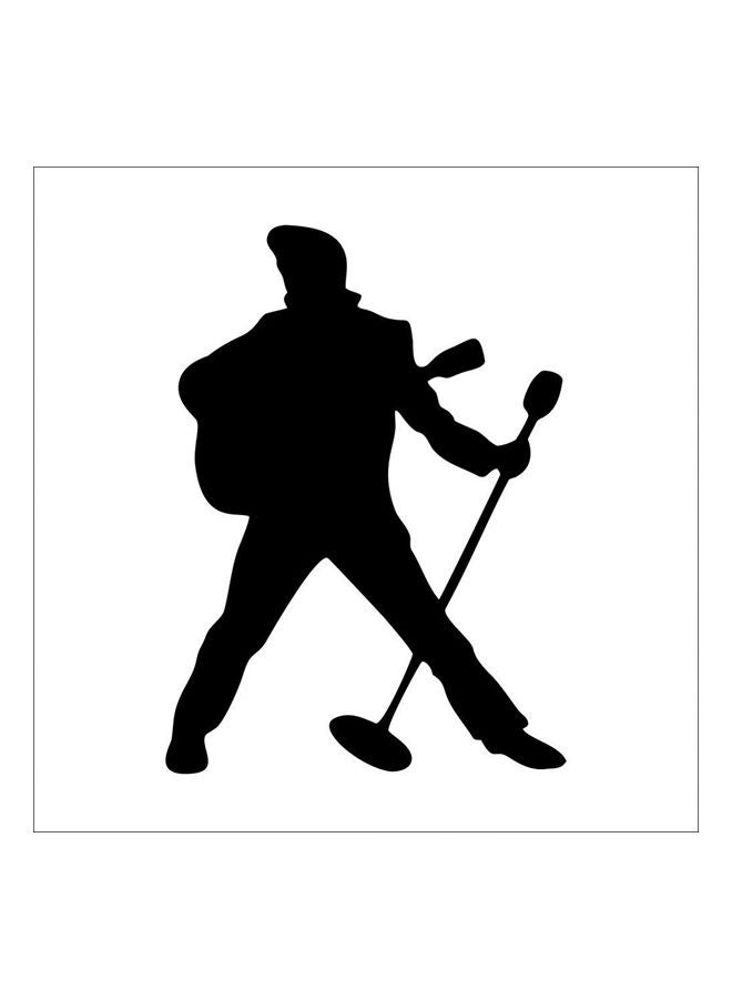 نيبمينينت Elvis Themed Wall Sticker Black - Image 1