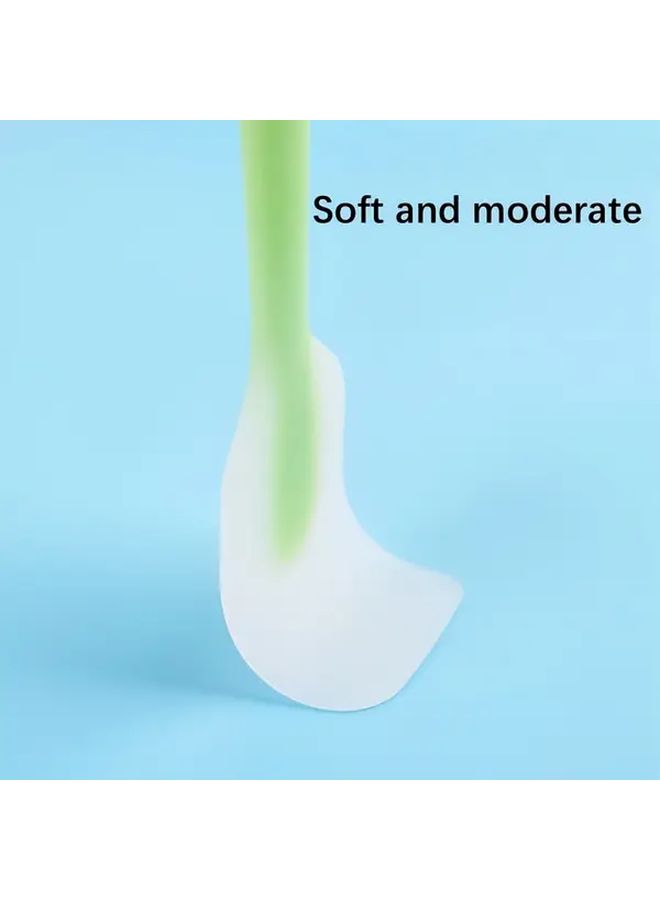 Green Pastel Mini Rubber Spatula Heat Resistant Non Stick Flexible Baking And Spreading Tool For Jam Cream Cheese Mixing Compact Kitchen Utensil For Small Kitchens Dorms - Image 2