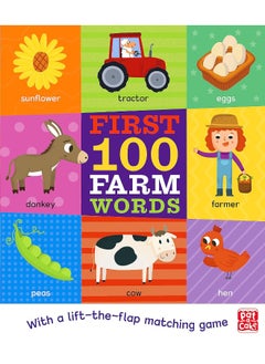 First 100 Farm Words: A board book with a lift-the-flap matching game - pzsku/Z87C48F2A767E00E67DC7Z/45/_/1721063376/d71ce59e-9210-4bd1-a77d-10a24bccac02