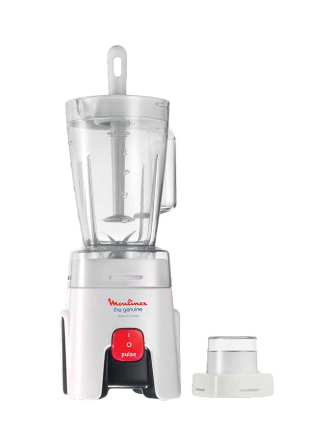 خلاط مع مطحنة القهوة سعة 1.5 لتراً 1.25 L 450 W LM2410 أبيض/ شفاف