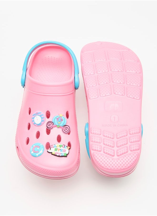 Disney Girls Cinderella Accent Slip-On Clogs  - Image 4