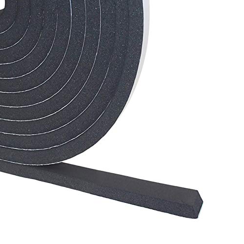 DGSL Foam Insulation Tape, 1/2In x 3/8In x 16.5Ft Weather Stripping Door Seal Strip for Doors and Windows,Sliding Door,Sound Proof Soundproofing Door Seal,Weatherstrip,Air Conditioning Seal Strip - Image 1