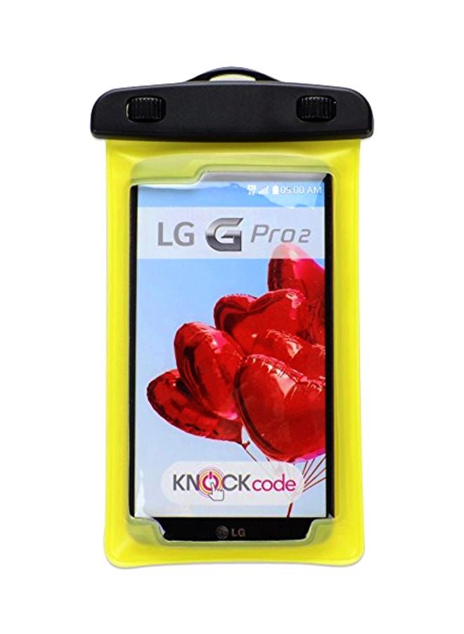 SumacLife Protective Pouch Case With Armband For LG G4/G3 Vigor/G Vista/Stylo Yellow - Image 1