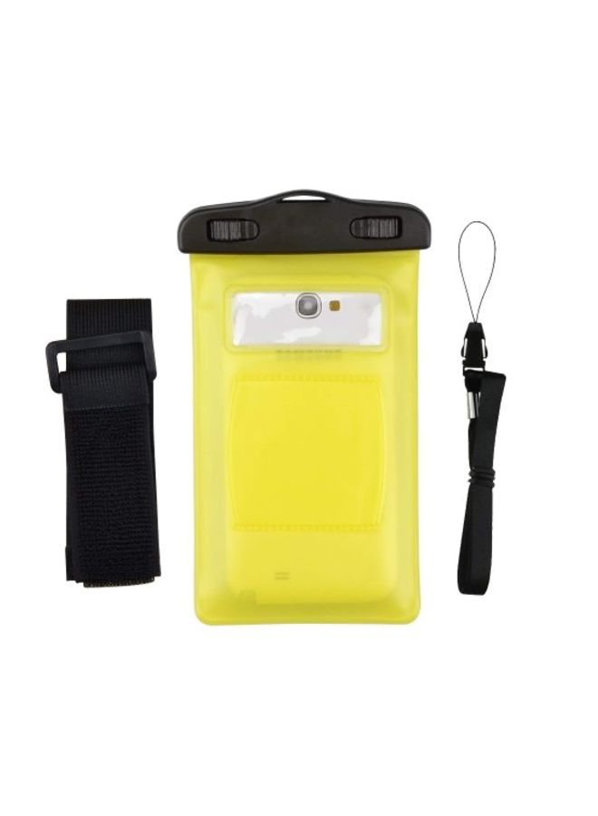 SumacLife Protective Pouch Case With Armband For LG G4/G3 Vigor/G Vista/Stylo Yellow - Image 2