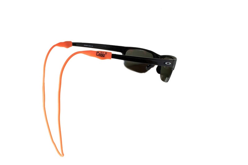 Cablz Silicone Eyewear Retainer | Waterproof Eyewear Retainer Strap, 16 in (Orange) - Image 3