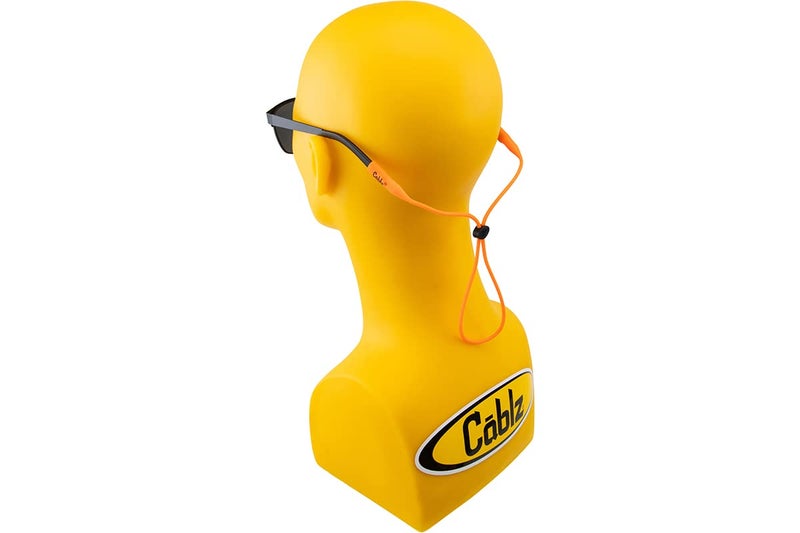 Cablz Silicone Eyewear Retainer | Waterproof Eyewear Retainer Strap, 16 in (Orange) - Image 2
