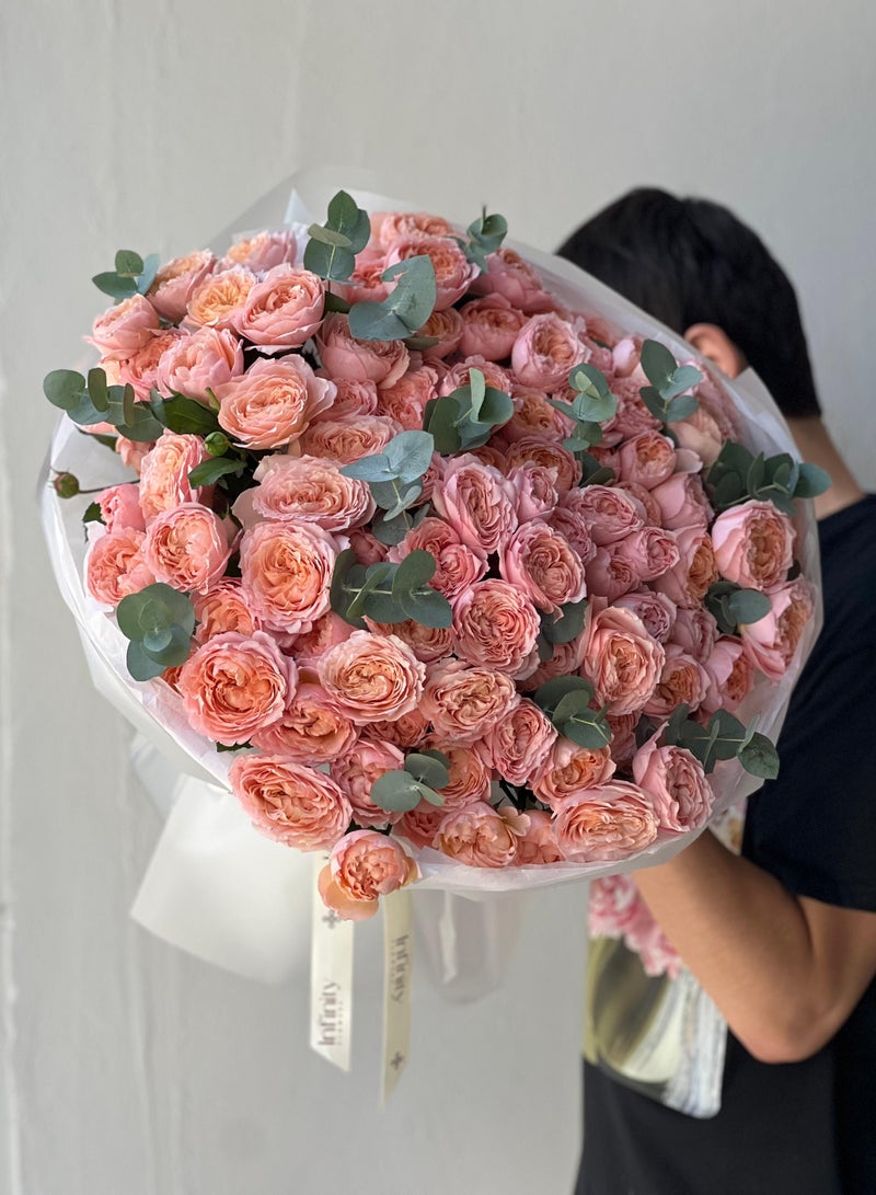 فلاور باقة زهور مكونة من 25 وردة الفاوانيا