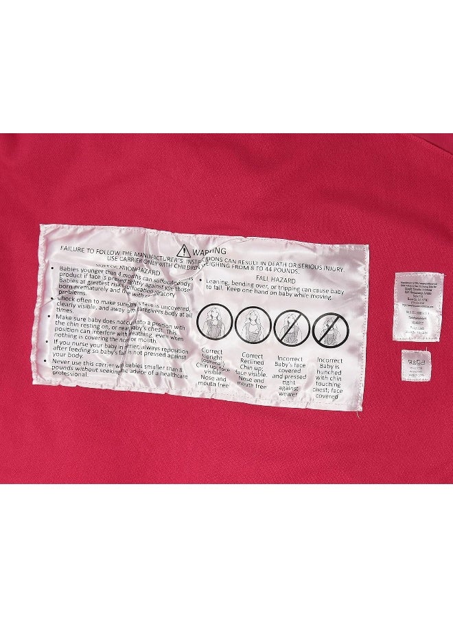 Simply Essential Solutions حمالة أطفال ناعمة، مرنة، قطنية، حمالة أطفال، غطاء للرضاعة للاستخدام مع حديثي الولادة حتى toddlers: توزع الوزن بالتساوي لراحة أكبر أثناء الحمل (وردي فاتح) - Image 3