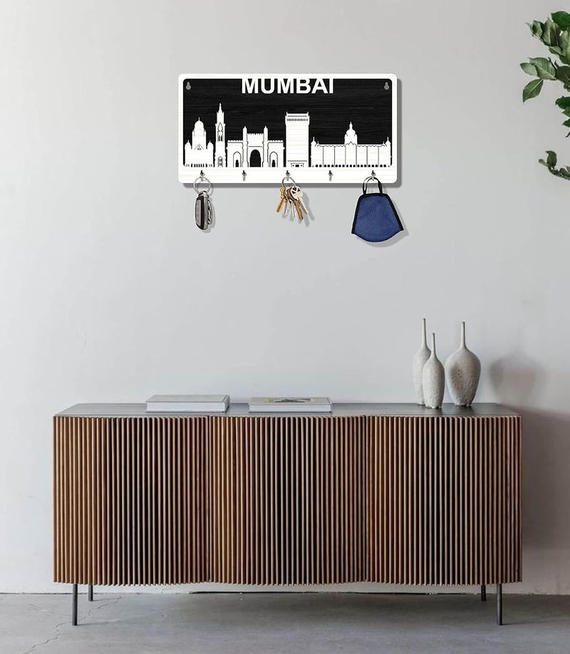 AD INFINITUM AD INFINITUM Designer Multilayer City Landmark Premium Wooden Key Holders for Home Office Studio etc Mumbai  - Image 2