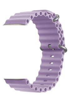 Soft Silicone Ocean Band Compatible with Apple Watch Ultra Band 49mm,45mm,44mm,42mm for Men Women High Qulaity Adjustable Bands for Apple iWatch Series 8,7,SE,6,5,4,3,2,1 Purple
