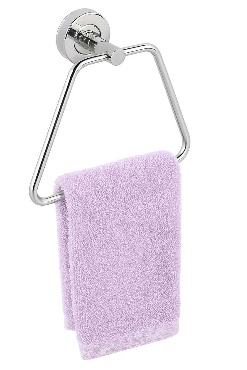 SBD Stainless Steel Bathroom Towel Ring | Napkin Holder | Towel Hanger | Towel Ring for Bathroom Chrome Finished (Triangle) - Image 5