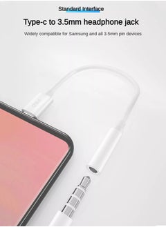 DUDAO Type-C to 3.5mm Audio Adapter Cable, HD Digital Decoding Sound Quality, Compatible with Samsung and All 3.5mm devices, Supports Calls and Karaoke Functions  - Image 3