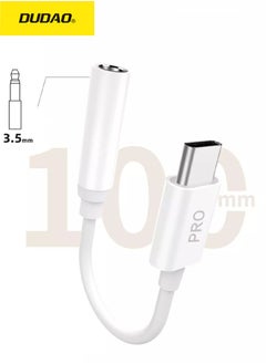 DUDAO Type-C to 3.5mm Audio Adapter Cable, HD Digital Decoding Sound Quality, Compatible with Samsung and All 3.5mm devices, Supports Calls and Karaoke Functions  - Image 1