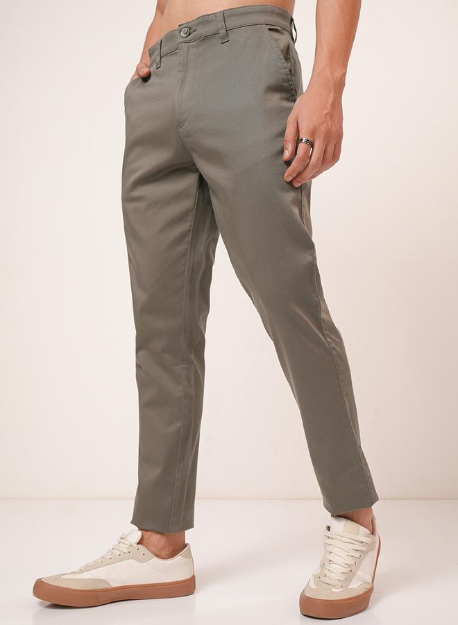 HIGHLANDER Mid Rise Regular Fit Chino Trousers - Image 4