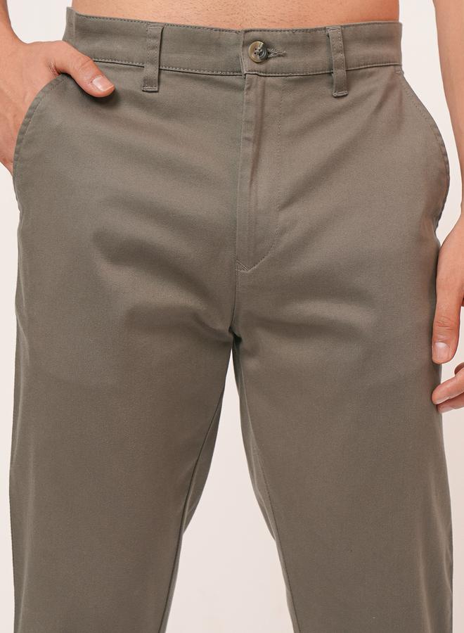 HIGHLANDER Mid Rise Regular Fit Chino Trousers - Image 5