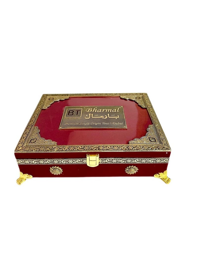BHARMAL - Bharmal Royal Tea Box Gift Set (60 Tea Bags) - Red - Image 1