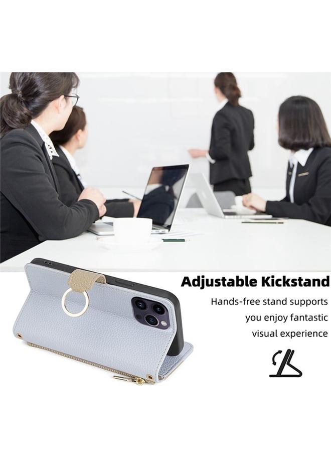 اس-توب جراب هاتف Samsung Galaxy S23 Ultra 5G Crossbody من الجلد بملمس الليتشي - Image 4