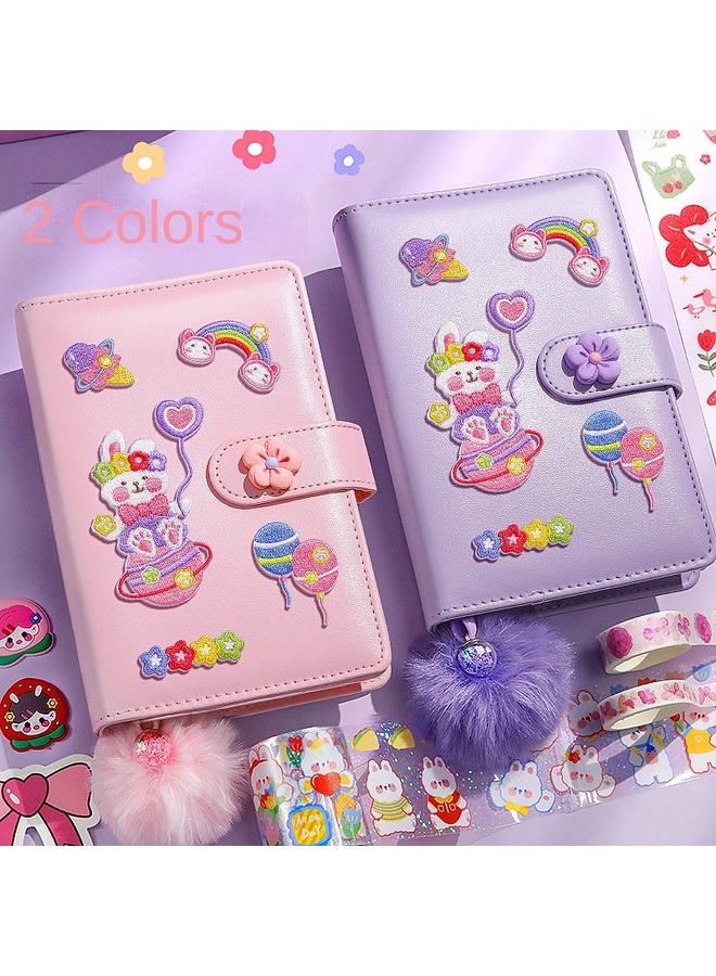 Bluejw 2024 Net Red Hand Book Suit Gift Box Girl Heart Primary School Student Gift Notebook Simple Style Girl Creativity - Image 3