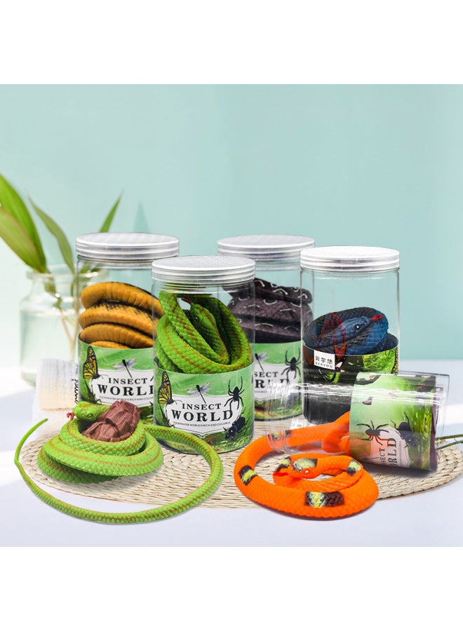 رائجة البيع محاكاة ألعاب تعليمية الأطفال كشك ألعاب حيوانات محاكاة ألعاب مطاطية لينة ثعبان-اللون: 604tpr ثعبان يمكن الفن الأصفر نموذج - Image 3