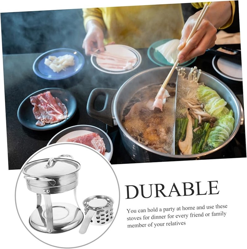 Stainless Steel Single Hot Pot Stove For One Person Family Gatherings Easy Clean - Image 5