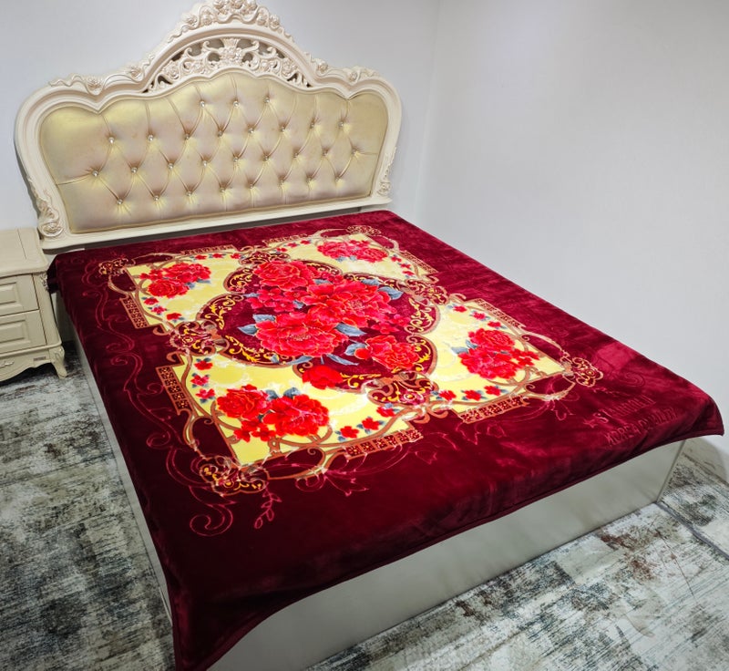 ستارجولد بطانية عالية الجودة كورية فائقة النعومة مصنوعة من خيوط مغزولة بوليستر 100٪ مناسبة لفصل الشتاء - Image 1