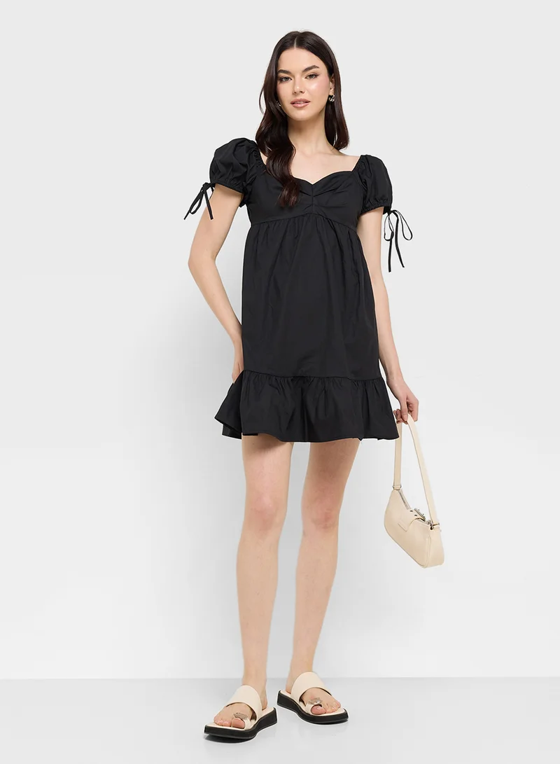 Ginger Ruffle Hem Mini Dress