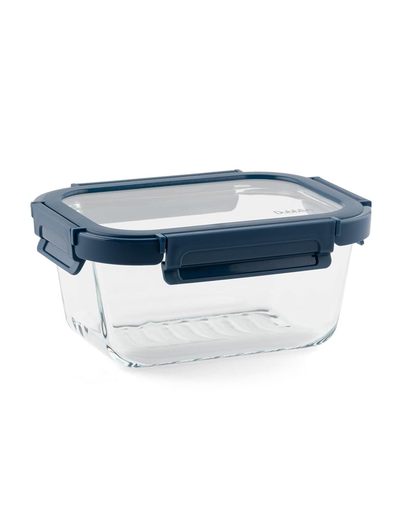 DUBBLIN Keep In Glass Borosilicate Glass Container 800ml Rectangular Clear Oven Freezer Microwave Safe Storage Solution 1 Piece - Image 5