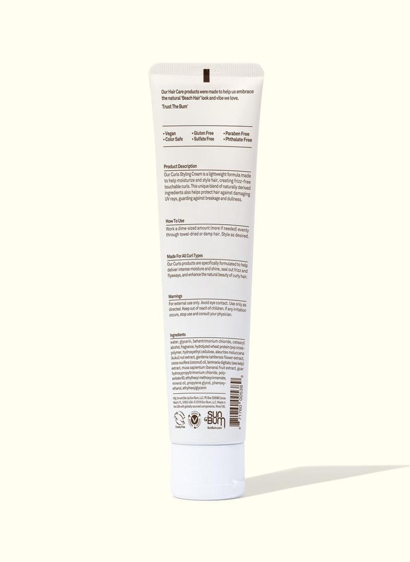 Sun Bum Curls & Waves Styling Cream 5 oz - Image 3