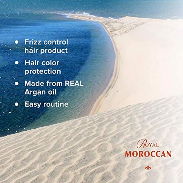 Royal Moroccan Sulfate Free Shampoo | Argan Oil Shampoo | Shampoo for Color Treated Hair | Moisturizing Shampoo Argan Oil Hair Products (300 ml 10.14 oz) - Image 3