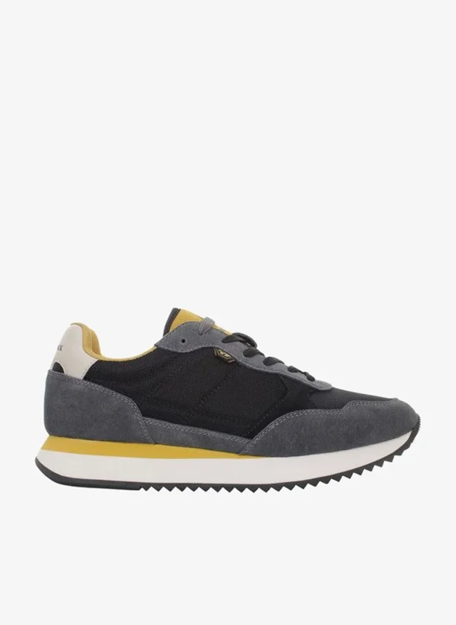 LUMBERJACK Men WILLIS Panelled Lace-Up Sneakers