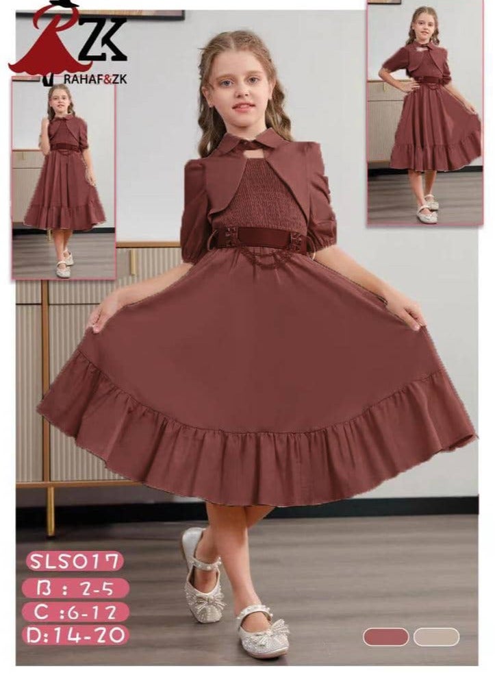 Girls dress in the latest fashion trends suitable for holidays and special occasions 