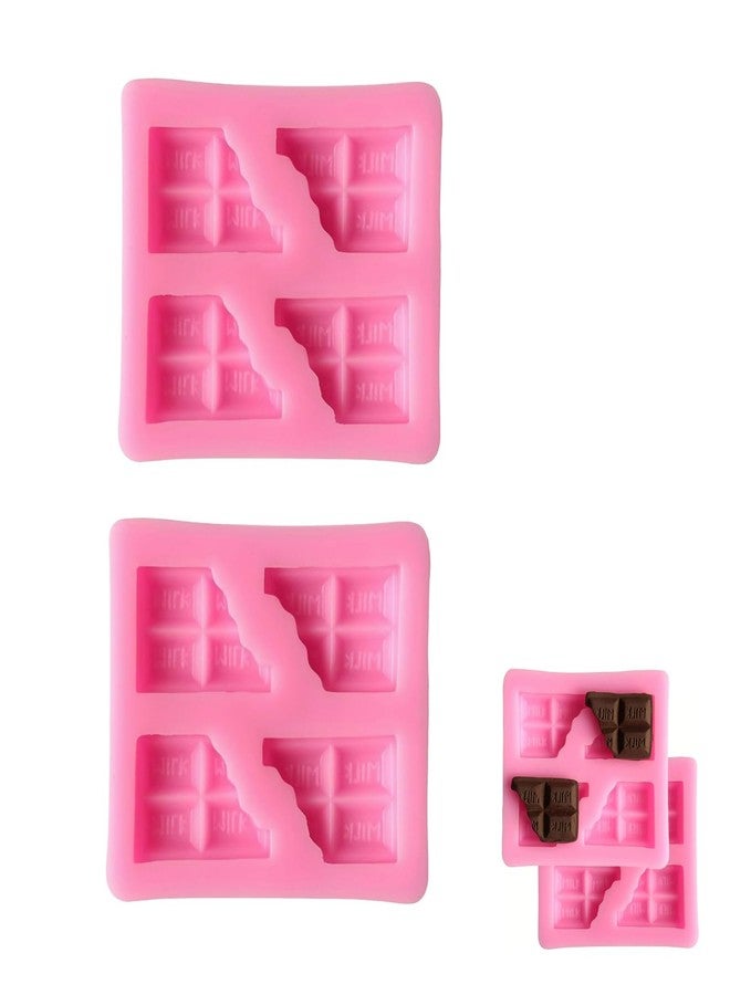 YAFIYGI قالب الشوكولاتة الفني YAFIYGI 2 قطعة قالب سيليكون نصف شكل الشوكولاتة لصنع الصابون والشموع قالب شمع مبتكر صغير للخبز زينة الطعام مشاريع الحرف اليدوية - Image 1