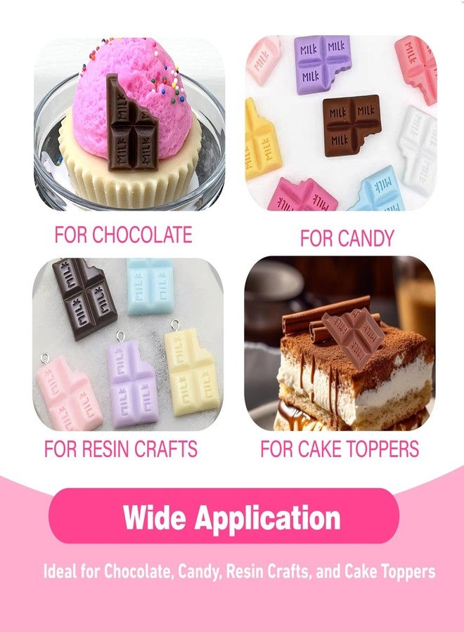 YAFIYGI قالب الشوكولاتة الفني YAFIYGI 2 قطعة قالب سيليكون نصف شكل الشوكولاتة لصنع الصابون والشموع قالب شمع مبتكر صغير للخبز زينة الطعام مشاريع الحرف اليدوية - Image 5