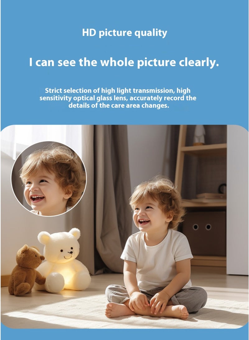 Sharpdo Indoor Wireless Wifi Mobile Phone Remote 360 ° Panoramic Camera, Two-way Video High-definition Camera Monitoring - Image 4