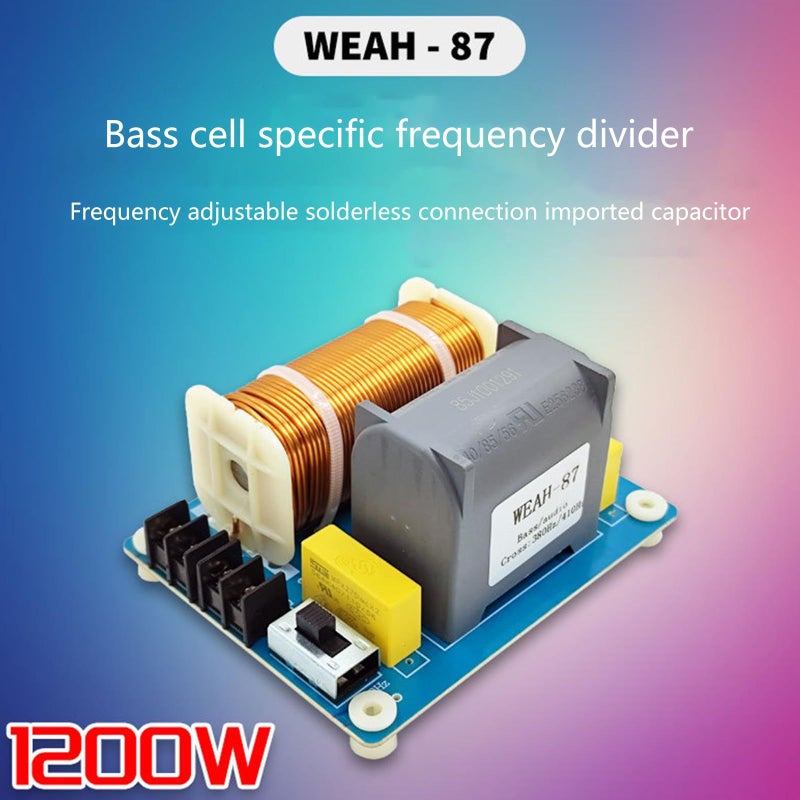 1200W Active Subwoofer With Crossover 410Hz Frequency Divider For Home Theater And Car Audio - Image 4
