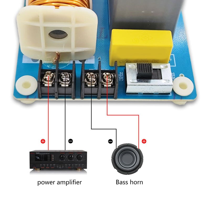 1200W Active Subwoofer With Crossover 410Hz Frequency Divider For Home Theater And Car Audio - Image 3