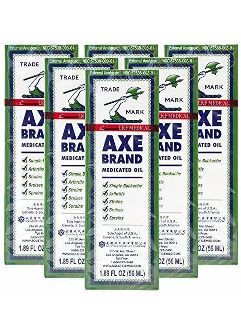 Axe - Universal Oil For Quick Relief Of Cold And Headache 56ml (Pack of 6) - Image 1