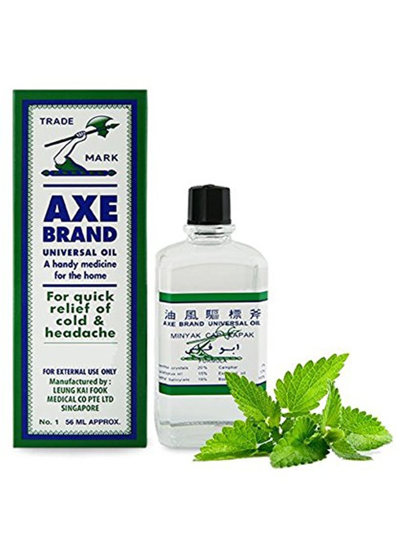 Axe - Universal Oil For Quick Relief Of Cold And Headache 56ml (Pack of 6) - Image 1