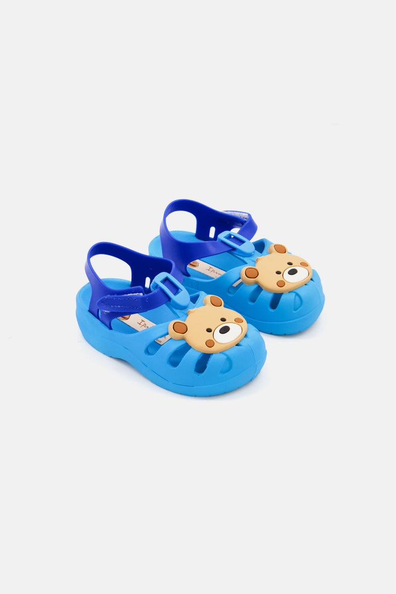 Ipanema Toddlers Boy Velcro Closure Sandals, Blue - Image 1