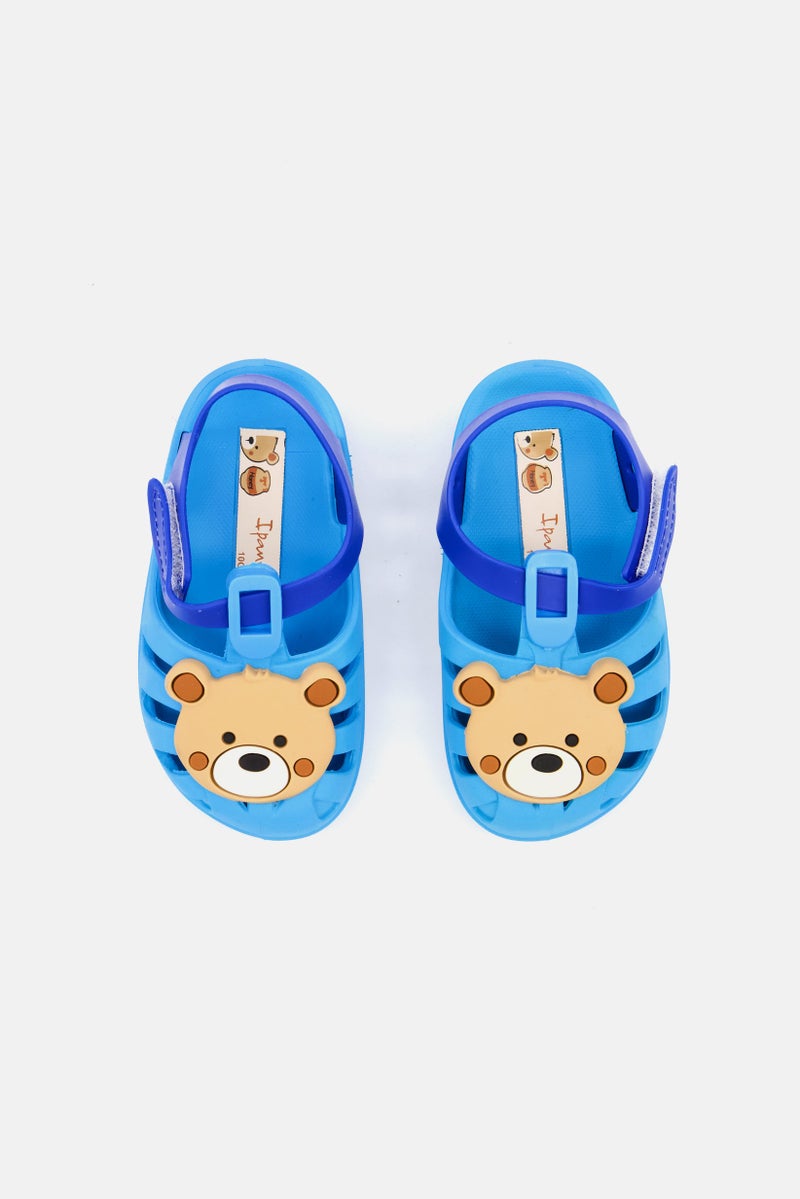 Ipanema Toddlers Boy Velcro Closure Sandals, Blue - Image 4